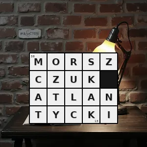 Hasło krzyżówkowe morszczuk atlantycki - morszczuk atlantycki – rozwiązanie, synonimy, podpowiedzi i definicje krzyżówkowe